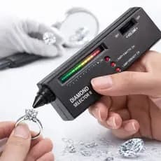 Caneta Testadora De Diamante Detector Eletrônico Profissional Teste