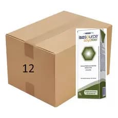 Kit 12 Isosource Soya Fiber 1.2 Baunilha 1 Litro Nestle