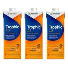 Kit 3 Un Trophic 1.5 1 Litro Dieta Enteral Prodiet