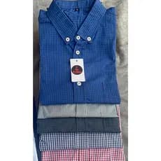 Camisa Masculina Plus size  Algodão Tamanho Grande  Xadrez Listrada Manga curta Com bolso