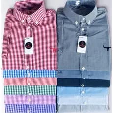 Camisa Masculina Algodão  Xadrez  Listrada Social  Manga curta  Slim Country  Cabeça do boi