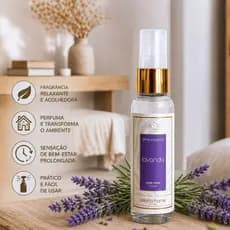 Home Spray Odorizador de Ambientes Lavanda 60ml Quarto Banheiro Sala Casa Vários Aromas