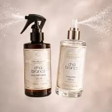 Home Spray Água Perfumada Chá Branco 250ml Aromatizante para Tecidos Lençóis Roupas Casa