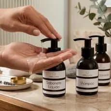 Frascos para Viagem 100ml Shampoo Condicionador Sabonete Líquido Hidratante Alta Qualidade