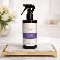 Água Perfumada 250ml Aroma Lavanda Elegante para Casa Tecidos e Roupas Suave