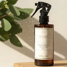 Água Perfumada Chá Branco 250ml para Lençóis Roupas Cortinas Lojas Alta Fixação 8 Aromas