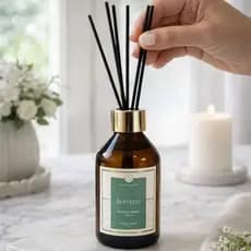 Aromatizador 120ml com Varetas Difusor de Ambiente Bamboo Perfume Elegante para Casa Perfumada