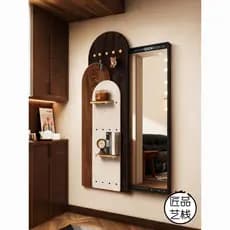 Estilo Medieval buraco placa espelho de vestir escondido espelho de corpo inteiro pintura decorativa estilo escondido en
