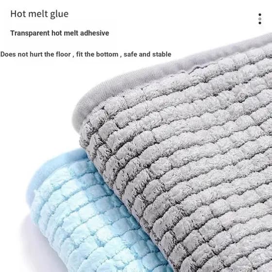 8. Tapetes absorventes para banheiro doméstico, antiderrapante, pés, toalhas de chão de Hotel, banheiro, absorvente, pés