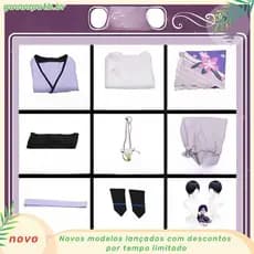 XCXOSD Genshin Impact Wanderer Cosplay Fantasias Scaramouche Roleplay Pano De Festa De Halloween Roupas Homem Mulher