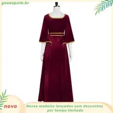 Cosplay de Mãe Gothel de Tangled, Fantasia de Halloween, Roupas de Animação - & * B2RA