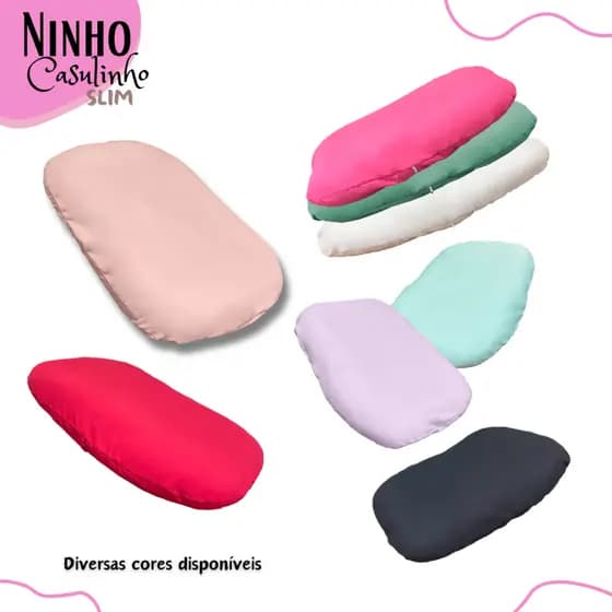 Ninho Casulinho de Berço para Bebê com Enchimento Acolchoado