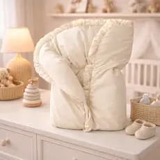 Saco de Dormir Bebê Com Zíper e Elástico Frio Inverno - Várias Cores