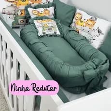 Ninho Redutor De Berço Com Zíper E Almofadinha Estampada