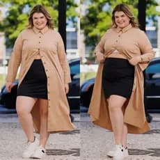Saia Forro Segunda Pele Anágua Lisa Saia Para Vestidos Transparente Moda Básica Feminina Plus Size usar por baixo 3077A