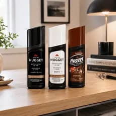 Kit 3 Polidor Sapato Líquido Nugget Preto, Branco E Marrom