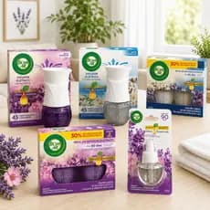 Aparelho e/ou Refil Bom Ar Difusor Elétrico Lavanda, Algodão, Framboesa - Cheirinho de casa, Perfume