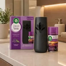 Aromatizador Elétrico Bom Ar de Lavanda ou Algodão 250ml Aparelho OU Refil Freshmatic Air Wick