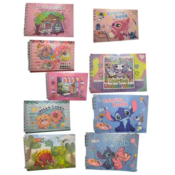 Livro de Atividades para Colorir Infantil – Vários Temas Divertidos Caderno para Colorir