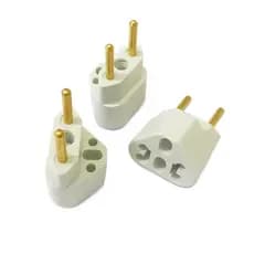 Adaptador de Tomada 3 Pinos para 2 Pinos Universal Bob Love