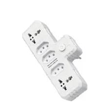Conector de Extensão Filtro de Linha Adaptador de Tomada STARMega ST-882 – 4 Tomadas + Universal com Botão