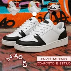 Tenis Masculino Street Force Cano Baixo Estilo Urbano Super Leve JNR