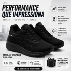 Tênis Esportivo Masculino Original Confortável Para Diversos Esportes + brinde surpresa