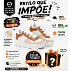 Tênis Infantil Escolar lev Casual Confortável Menino Menina Dia A Dia envio imediato+brinde surpresa