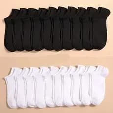 Kit 3/6/12/18 Pares de Meias Soquete Cano Curto Masculina Feminina Unissex varejo