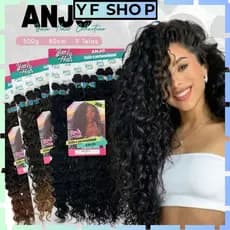 YAN HAIR Cabelo Orgânico Cacheado Fibra Premium Anjo 9 Telas 80cm