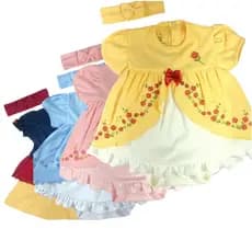 Body Vestido Bebê Fantasia Princesa + Faixa