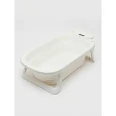 Banheira Dobrável para Bebê 36L Silicone Compacta com Encosto Anatômico