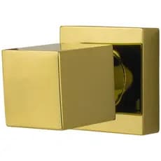 Acabamento Registro Banheiro Docol Quadrado 1/2 3/4 Dourado Gold Metal