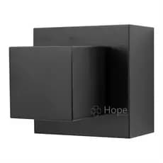 Acabamento Registro 100% Metal Preto Fosco 50 Mm Geral 16 Estrias