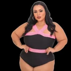 Maio Feminino Maio Plus Size Cruzado Verão Lançamento