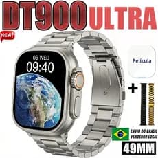 2026 Novo Smartwatch Watch DT900 Ultra 3 max Série 10 Super Amoled Prova D'Água Lançamento