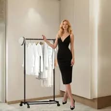 Arara Roupas Multiuso Organizador Suporte Vestidos Camisas Calças Guarda Roupa Aberto Expositor