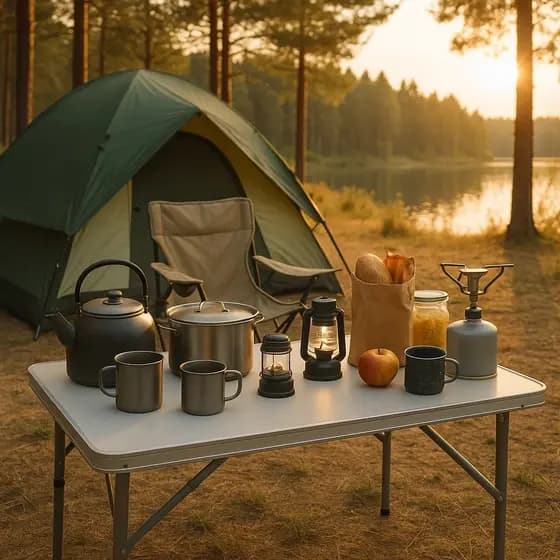 Mesa Dobrável Camping 180cm Mesa Portátil Reforçada Plástica Dobrável Eventos Churrasco Pescaria