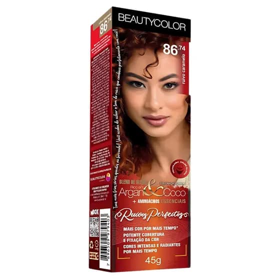 Coloração Ruivo Caramelo 45g 86.74 - Beauty Color
