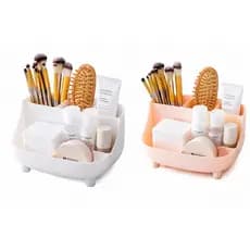 Organizador de mesa Porta Maquiagem,pincel e Cosméticos c/6 divisorias-Porta treco acessórios opção presente penteadeira