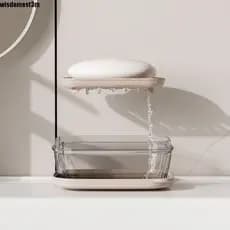 Suporte De Sabonete WISDOMESTM , Saboneteira Portátil Para Viagem Depressão , Recipiente De Estilo Simples