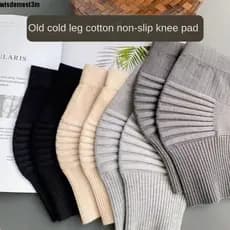 Joelheira De Compressão WISDOMESTM , Joelheiras Esportivas Elásticas De Algodão , Almofadas De Suporte Cinza Preto Nude
