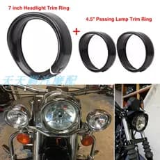 = Harley modificado Road King Street grande farol deslizante chapéu aba cauda macia gordo menino sucessor Retro farol ab