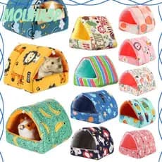 MOLIHA3P Casa para Hamster Acolchoada de Inverno, Cama Quente e Confortável para Coelhos, Porquinhos-da-índia e Esquilos