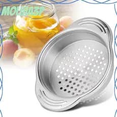 Escorredor de Lata de Atum Aço Inoxidável 304, Dreno Rápido de Óleo e Água, Antiderrapante e Durável para Cozinha