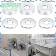 MOLIHA3P Torneira Decorativa Capa Chuveiro Cozinha Flange Tampa Cromada Parede Decoração