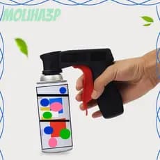 Alça De Pintura Em Spray MOLIHA3P , Lata De Tipo Gatilho , De Plástico Automática De Trava