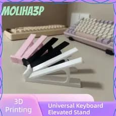 MOLIHA3P 1 Par De Suporte Elevado Para Teclado , Riser De Computador De Plástico Portátil , Monitor De Acessórios
