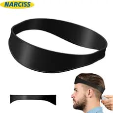 NARCISSUSPW Modelo De Barbear De Decote Profissional Portátil De Silicone DIY Guia De Corte De Cabelo Curvo
