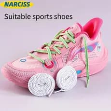 NARCISSUSPW 1 Par De Cadarços De Tênis De 120 Cm , Esportivos Coloridos Elásticos , Substituir